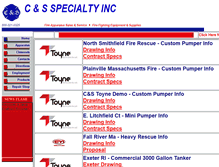 Tablet Screenshot of csspecialty.com